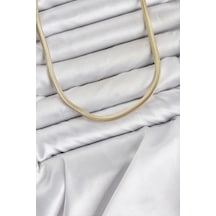 Cm Yassı Yılan Zincir Model 60 Cm Kadın Kolye Tj-bko11128 Çok REnkli