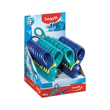 Çocuklar İçin Güvenli 12 Cm Makas, Timsah Tasarımı