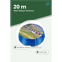 Mavi Bahçe Hortumu 20 M Dış Mekan Sulama Hortum Ve Toplama Ürünle