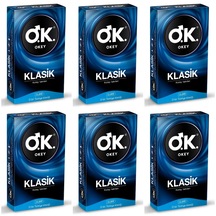 Okey Klasik Prezervatif 10'lu X 6 Paket Kondom