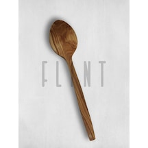 El Yapımı Zeytin Ağacı Tahta Kaşık 29 Cm / Doğal Ahşap Mutfak Kaşığı / Dayanıklı Servis Ve Yemek Kaşığ