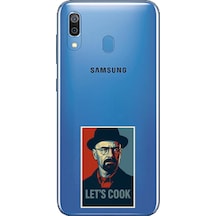 Samsung Galaxy A20-a30 Uyumlu Lets Cook Afiş Baskılı Silikon Kılıf Renkli
