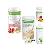 Herbalife Ahududu Shake 1 - Vanilya Shake 1 - Çay Şeftali - Aloe Vera