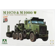 Takom 5021 1/72 Ölçek, M1070 Çekici Ve M1000 Römorklu, 70 Ton Tank Taşıyıcı Plastik Model Kiti-58204