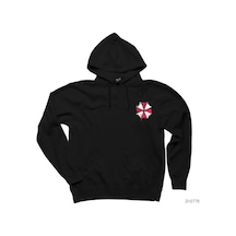 Umbrealla Academy Siyah Kapşonlu Sweatshirt Hoodie
