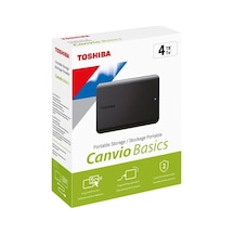 Toshıba 2.5 Canvıo Basıc 4tb Usb 3.2 2.5 Gen1 Harıcı Harddısk Siyah Hdtb540ek3ca