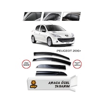 Peugeot 206+ Cam Rüzgarlığı 4lü