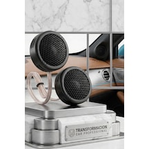 Transformacion Ts-s250 Tweeter Seti, 350w, 3,5 Cm Kompakt Tasarım, Kristal Netliğinde Tiz Ses, Araç İçi Kullanım,