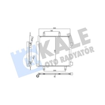 Kale 357850 Klima Radyatörü Kondenseri P107 05 14 1.0i 12v-1.4hdi 05 C1 1.0i 12v-1.4hdi 05 Al/al 6455.ef-6455.ee -
