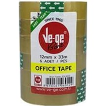 Ve-ge Selefon Bant Offıce Tape 12x33 6 Lı Paket Diğer