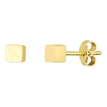 Goldkupe 14 Ayar Altın Küp Küpe 1,04 Gr-2116