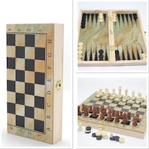 Ahşap Satranç Seti 3'lü