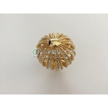 Swarovski Kristal Tekli Altın Özel Tasarım Kulp