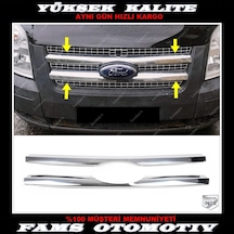 Ford Transıt Krom Ön Panjur 2 Prç. 2006 - 2014 P.Çelik