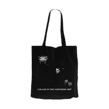 Darkthrone A Blaze in the Northern Sky Siyah Kanvas Bez Çanta Siyah