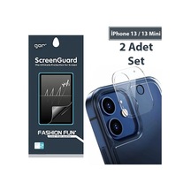 Gor iPhone Uyumlu 13 /13 Mini Best Full Tempered Cam Kamera Koruyucu 2adet Set- 5775