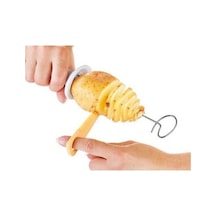 Spiral Patates Dilimleyici Aparat Çubukta Patates Cips Yapma Diğer