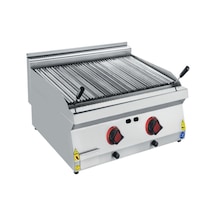 Karacasan Enüstriyel 80 Cm 700 Seri Set Üstü Lpg Tüplü Lavataş Balıksırtı Izgara Krcs.eızlbgl.870