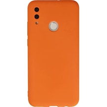 Newface Huawei P Smart 2019 Kılıf Nano İçi Kadife Silikon - Turuncu