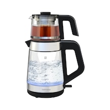 Goldmaster Deluxe GM-8325 Kettle Özellikli Ledli Cam Çay Makinesi