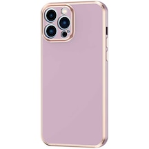 More Tr Apple Uyumlu iPhone 12 Pro Uyumlu Mtr Bark Kılıf-lila