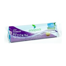 Ersopack Eko Çöp Poşeti Büyük Boy Siyah 50 x 10'lu 65 x 80 CM