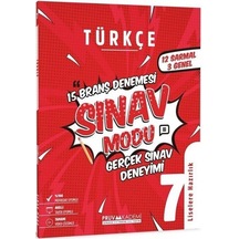 7. Sınıf Türkçe Sınav Modu 15 Deneme Pruva Akademi