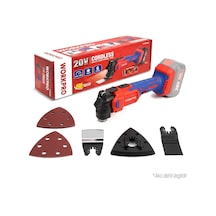 Workpro Wp393006 20volt Kömürsüz Şarjlı Devir Ayarlı Profesyonel Raspalama Ve Zımpara Aküsüz