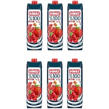 Dimes %100 Kırmızı Karışık Meyve Suyu 1 Lt X 6 Adet