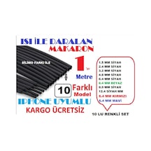 Daralan Makaron 10'Lu Renkli Set (1'Er Metre)