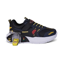 Nstil Günlük Erkek Çocuk Spor Ayakkabı Cırtlı Lastik Bağcık Garaj Detaylı Taban Rahat Sneaker 58272 Lacivert