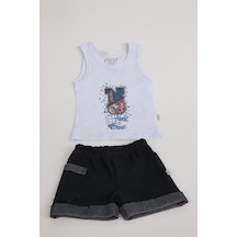 N3 Baskı Şortlu Takım Lacivert 3561 001 N3 Baskı Şortlu Takım Lacivert 3561 001