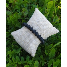 Bileklik Oniks Mat Doğal Taş Çakra Elastik Bileklik Unisex Yoga  Bilezik Çok Renkli