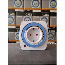 Ayrex Cata Ct-9180 Zaman Ayarlı Priz Mekanik Zaman Saati, Ct-9180 Mekanik Zaman Saati