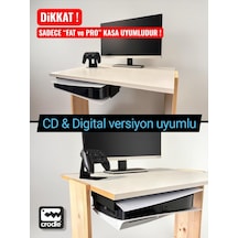 Ps5 Pro & Fat İçin Masa Altı Montaj Standı Yerden Tasarruf Sağlar Rahat Hava Akışı