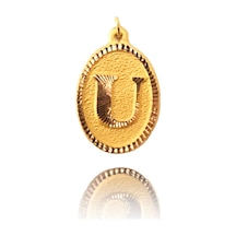 0.25 Gram 14 Ayar Altın Harf Kolye Ucu