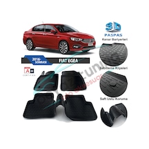 Fiat Egea Havuzlu 3D Paspas Niken Siyah 2015 Sonrası