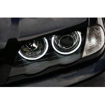 BMW E46 318 320 325 330 CCFL Angel Eyes Beyaz Encıl Seti Far Halkası (00) (ŞüsCarOto Aksesuar)