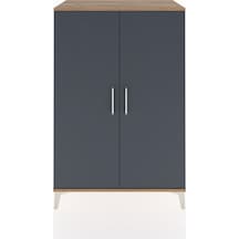 Hyperion Dolap Tek Raflı 2 Kapaklı Tek Askılı 88x44x134 Çam-a... Çam Hyperion Dolap Tek Raflı 2 Kapaklı Tek Askılı 88x44x134 Çam-a... Çam