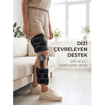 Ers Ayarlanabilir Açı Kontrollü Dizlik Yan Destekli Menteşeli Diz Sabitleme Aparatı