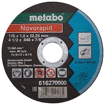 Metabo Novorapid 616270000 Metal Kesici Disk 115x1.0x22.23mm