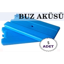 BUZ AKÜSÜ BUZ KASEDİ 200 ML SOĞUTUCU 5 ADET Mavi