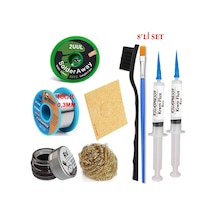 Mechanic Lehim Teli 0,3mm 40gr Havya Uc Temizleyici Rslasm Flux Ve 2uul-2015 Lehim Emme Teli Seti2 St04