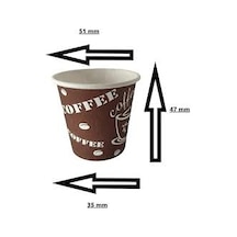 2.5 Oz Karton Bardak Türk Kahvesi Zemzem 500 Adet