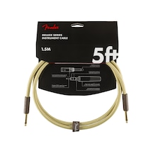 Fender Deluxe Series Instrument Cable Tweed - 1.5 Metre Enstrüman