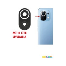 Xiaomi Mi 11 Lite Arka Kamera Camı Kamera Camı Lensi