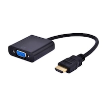 Hdmi To Vga   Kablo Çevirici Laptop Monitör Tv Projeksiyon   Kablosu