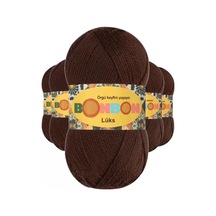 Tedar 5 Adet Lüks Patik İpi Yünü Kahve 98297 - Bonbon Mudanis Najmaddin (No:1) 8.5Cm X 10.5 Cm