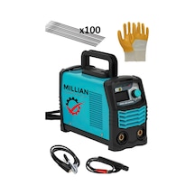 Millian 200 Amper İnvertör Dijital Gösterge Turbo Fanlı Inverter Kaynak Makinesi
