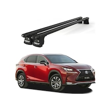 Trio-ıı Lexus Nx300 2015ve Sonrası Uyumlu Siyah Kilitli Ara Atkı 120cm Port Bagaj Tavan Barı